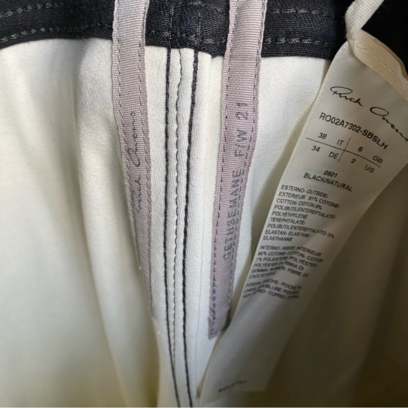 NWOT Rick Owens Black White Distressed Jeans Gethsemane F/W 21 - Picture 9 of 13